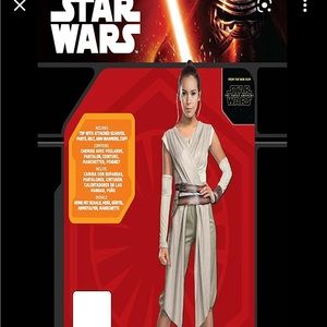 Rubies Star Wars Rey Costume-New without bag